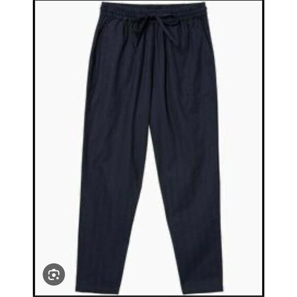 FAT FACE PERTH Navy Indigo Blue Tapered TENCEL Lyocell Trousers Sz 2 NWT - Picture 12 of 13